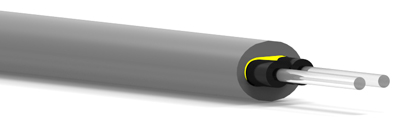 GHEV4002 Eska; Premier Duplex Optical Fiber Cable, Polyethylene Jacket, Polyvinyl Chloride Sheathed, V-2Y Y 2P980/1000