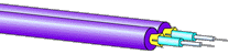 GigaPOF120SR-CB-DZP Fiber Optic Cable, Plenum Grade 120/490 �m 