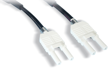Versatile Link VL/VL Harsh Environment Duplex Crossover Patch Cords with Duplex Connectors