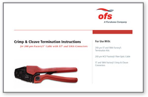 OFS Factory5 Termination Instruction Book 