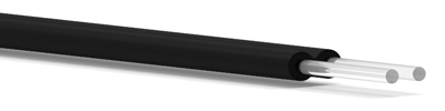 SH4002 Super Eska; Duplex Optical Fiber Cable, Polyethylene Jacket, V-2Y 2x1P980/1000