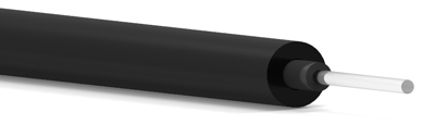 SHEV4001-5.0 Super Eska™ 1.0 mm Core Optical Fiber,<br>5.0 mm OD Polyethylene Buffered,<br>Polyvinyl Chloride Sheathed,<br>V-2Y Y 2P980/1000