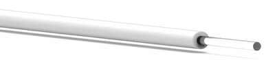 GH4001-TR Eska™ Premier Simplex Optical Fiber Cable,
Industrial 1.0 mm Core Optical Cable,
Transparent Polyethylene Jacket 2.2 mm OD