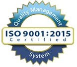 ISO Certification logo and link to updated certificate